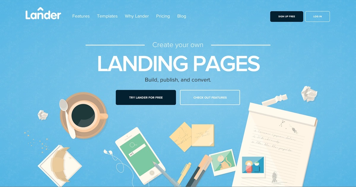 Blogger LandingPage Builder